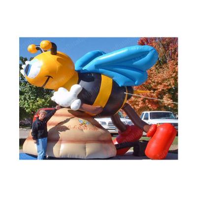 China Oxford Cloth 2020 Customized inflatable mascot giant inflatable bee for advertising for sale