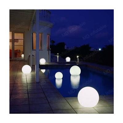 China Decoration for best events PVC float led illumin swim pool ball light,interactive ball pool,waterproof led pool light ball for sale for sale