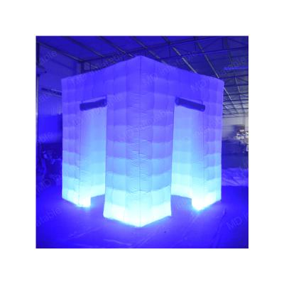 China Decoration for events colorful lighting inflatable photobooth, inflatable led photobooth, inflatable photobooth tent for sale