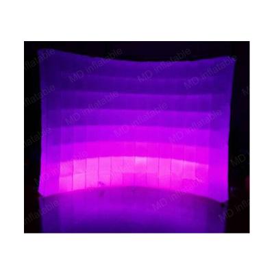 China Decoration for Events Color Changing LED Inflatable Photo Booth Wall, Inflatable Photo Booth Backdrop for Events Decoration for sale