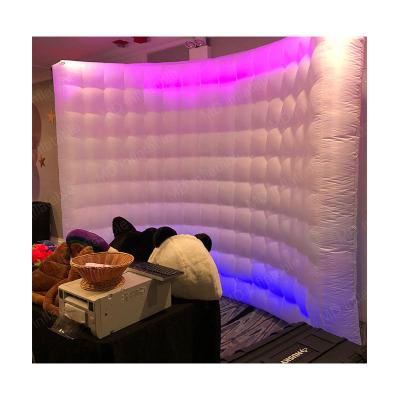 China Decoration for events 2022 hot sale inflatable wall partition / room divider, led inflatable wall, inflatable partition wall for events for sale