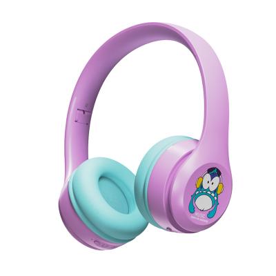 China Wireless Earphone Kids Headset Professional Music (Can Use Wired Also) Over The Ear Kids Wireless Headphones for sale