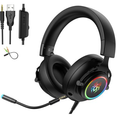 China Edging 2022 - 7.1 Stereo Wireless Headphone Headband Gaming Earphone With Microphone for sale