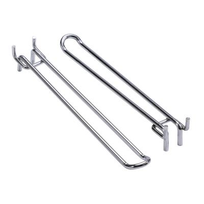 China High Quality Supermarket Merchandise Display Supermarket Equipment Pegboard Metal Shelf U Shape Hook for sale