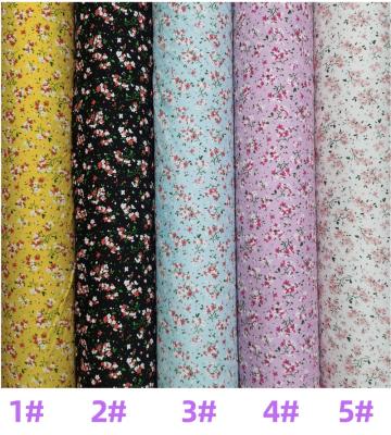 China Blackout Rayon 100% Digital Print Satin Fabric With Floral Pattern For Women's Dress for sale