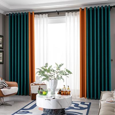 China Best Selling Elegant Blackout Window Curtains Designs Blackout Polyester Fabric Windows Curtains For Living Room for sale