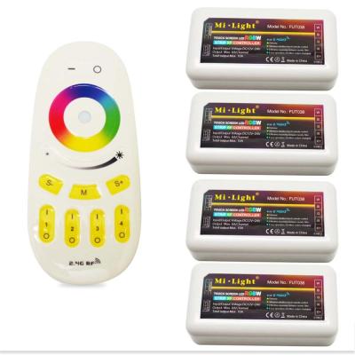 China 2.4G RF Full Touch Remote Control RGBW RGB Wifi Milight Led Controller L85*W45*H23mm for sale