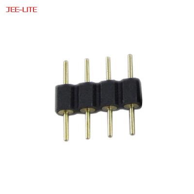 China 4Pin RGB 3528 5050 SMD Needle Connector Adapter Pin Male Type Double For Led Strip Light JM-4PN for sale