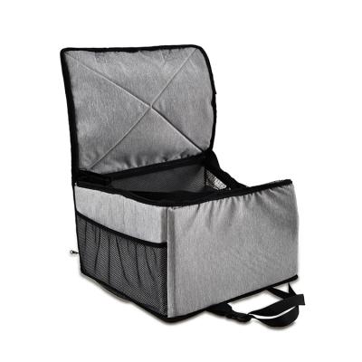 China Sustainable Adjustable 2 in 1 Dog Pet Car Booster Seat Pet Carrier for sale