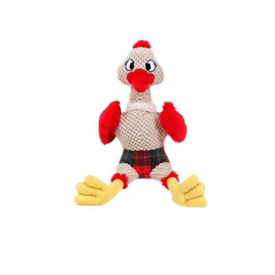 China Sustainable Dog Squeaking Toy Pet Interactive Turkey Dog Chew Toy For Christmas for sale