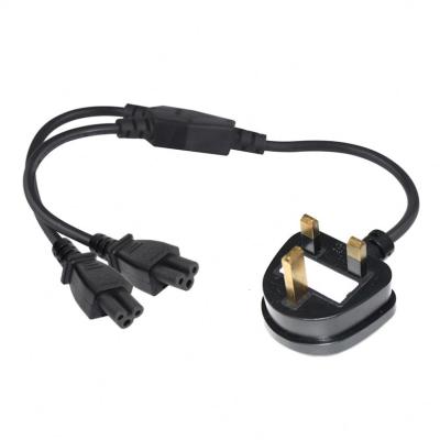 China COMPUTER RV Power Cord Y Adapter 30 Amp Welder British Laptop Power Lea Y Splitter Power Cord for sale