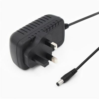 China 12v 1a power adapter charger uk input 100 dc 5521mm AC 240v plug 12v 1.5a 2a wifi cctv power supply Kc-188 power adapter-188 for sale