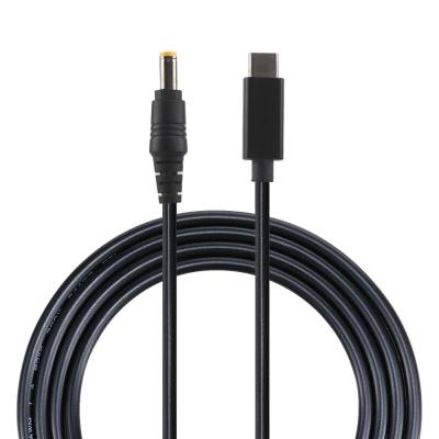 China TV New DC 5521 Male Connector To Type C Universal Electrical Charging Cable For PD 30W 45W Power Adapter for sale