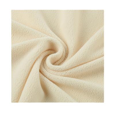 China Super Soft Anti Pill Warp 96%Polyester 4%Spandex Knitting Fleece Fabric for sale