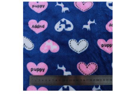 China Viable Printed Animated Flannel Super Soft Polyester Pattern 100% Flannel Fabric And Plush Flannel Fleece For Blanket And Garment for sale