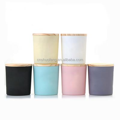 China Cheap Home Decoration Tour Colors Gift Art Glass Jar Glass Candle Holder For Wedding Or Room Decoration for sale