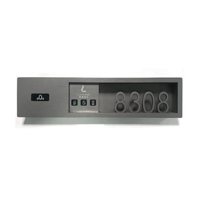 China Manufacturer Wholesale Hotel Guest Room Number Modern Electronic Door Plate for sale