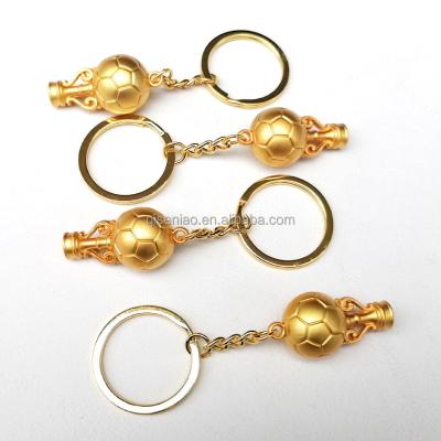 China For Gift Promotion 2022 Summer World Soccer Cup Carnival Metal Stainless Steel Key Chain for sale