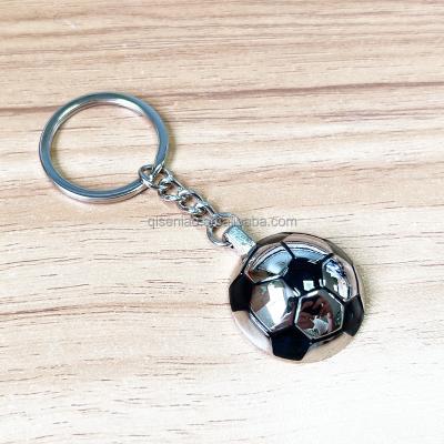 China For Gift Promotion 3d Custom Metal Mini Soccer Ball Football Keychain for sale