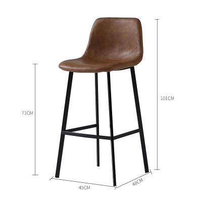 China Modular Metal High Top Bar Stool Chairs Cast Iron Umpire Chair And High Table Cafe Furniture for sale