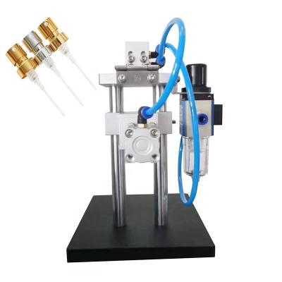 China High level semi-automatic food dip tube cutting machine perfume pump atomizer cutter for perfume bottles for sale