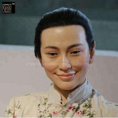 China China Realistic Silicone Wax Figure Life Size Statue For Sale for sale