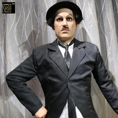 China Charlie Chaplin Statue Museum Wax China Silicone Celebrity Figure For Sale for sale