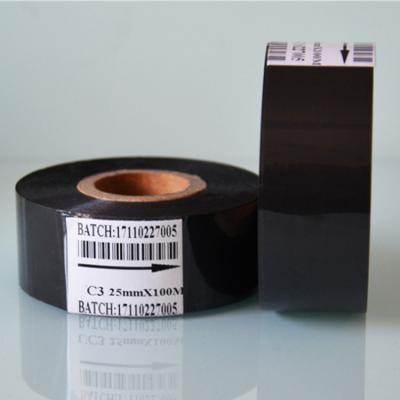 China Wholesale Coding machine 30 * 100 coding ribbon black ribbon date printing ribbon hot coding ribbon for sale