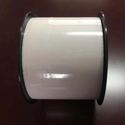 China Black or white  color 10MM X 12,000M White marking tape for HDPE jacket pipes for sale