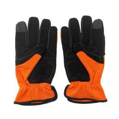 China Lightweight Constructionwork YOKE Synthetic Leather Mechanical Gloves For Construction Workers Safety Gloves For Hand Protection for sale