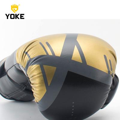 China Custom YOKE Customized Logo High Quality Adults Boxing Gloves Leather 2020 100pairs Adult B01 White Shunde Rongqi, Shenzhen for sale