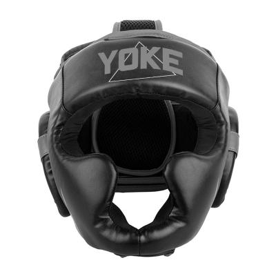 China High Density Sponge Head Guards Suitable For Muay Boxing Shaping Adjustable Height Custom for sale