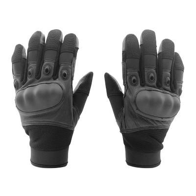 China Comfortable Custom Made Gloves Autumn And Winter Motorcycle Goatskin Racing Gloves Hard Shell Tactical Gloves for sale