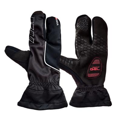 China Custom Warm Sport Snowboard Water Proof Winter Ski Gloves Lobster Ski Gloves for sale