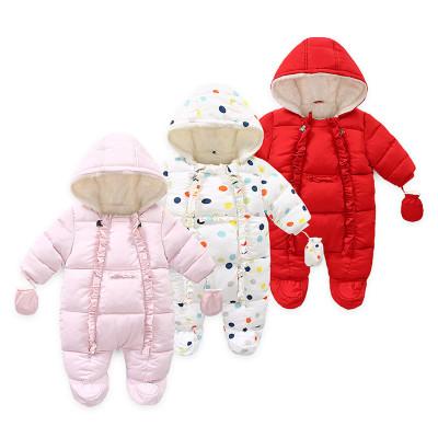 China 2020 Brand Newborn Winter Anti-Shrink Baby Clothes Thickened Baby Romper Baby Boy and Girl Winter Clothes for sale