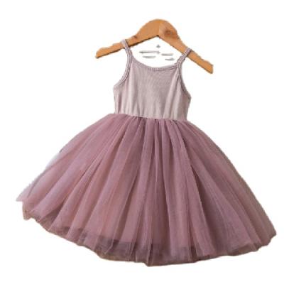 China Breathable Children's Princess Sleeveless Vest Dress 2 - 6 Years Old Christmas Girls New Year Party Evening Costume Kids Tutu Dress Clothes for sale