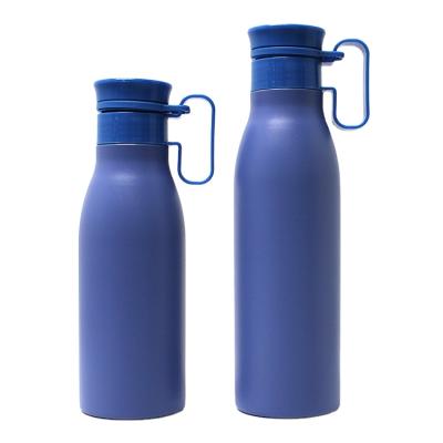 China PORTABLE Durable Double Wall Vacuum Insulated Stainless Steel Flask , Outdoor Sport Water Bottle With Handle for sale