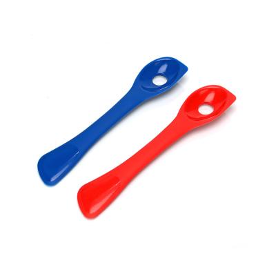 China Durable Double End Use Kitchen Utensil Tool Silicone Spatula And Spoon For Bakery And Pastry for sale