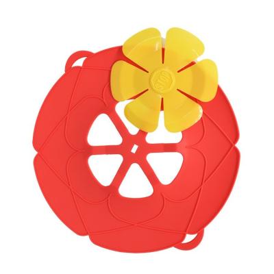 China Viable Silicone Anti-Overflow Pot Cover Bowl Cover Kitchen Supplies Small Flower Anti-Overflow Pot Cover for sale