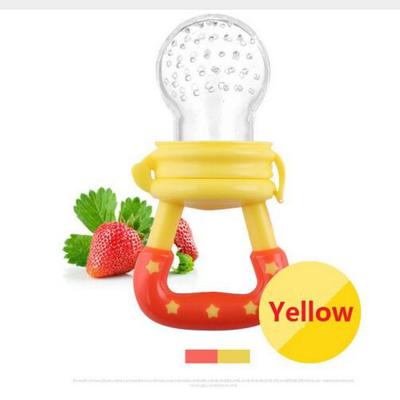 China Soft/Safe/BPA Free/Non-Toxic/Eco-Friendly Food Grade Silicone Baby Teether Silicone Baby Fruit Feeder Pacifier for sale