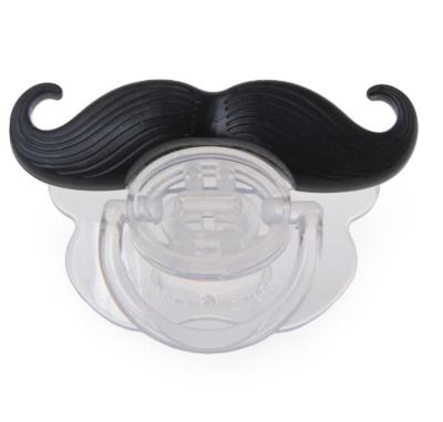 China Funny Mustache Baby Pacifier Baby Teething Toys Soft Silicone Baby Safety Toy Teethers for sale