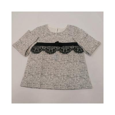 China New Long Sleeve Polyester Round Cotton Fleece Girls Listing High Quality T-Shirt for sale