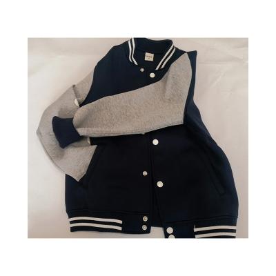 China Color Matching Cotton Polyester Hot Sale Custom Cotton Polyester Long Sleeve Kids Coat Hot for sale