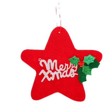 China Nonwoven Three-Dimensional Splicing Children DIY Handmade Fabric Pile Felt Christmas Tree Christmas Ornaments for sale