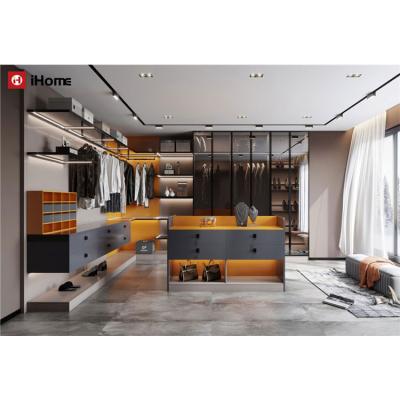 China Convertible Hotel Villa Apartment Bedroom High End Wardrobe Closet Open Wardrobe for sale