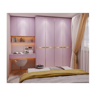 China Wholesale Women Convertible Pink Wardrobes Girls Bedroom Wardrobe Multifunctional Home for sale