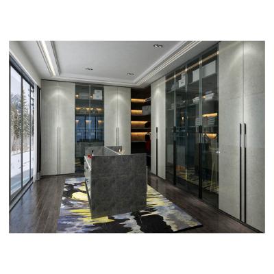 China Convertible Accents Acrylic Stone Grain Panel Wardrobe Customized Wardrobe Closet for sale