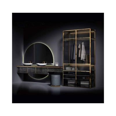 China 2022 New Durable Bathroom Modern Design Luxury Hotel Home Mirror Bathroom Vanity for sale