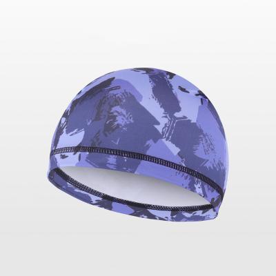 China R Cycling Motorcycle Beanie Hat Camouflage Skull Printing Helmet Hat Dustproof Coating Polyester Beanie Hat for sale