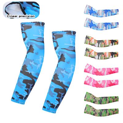 China Camouflage Outdoor Motor Elastic Gloves Breathable In Wear Cycling Arm Cover Sports UV Protection Elbow Sleeve for sale